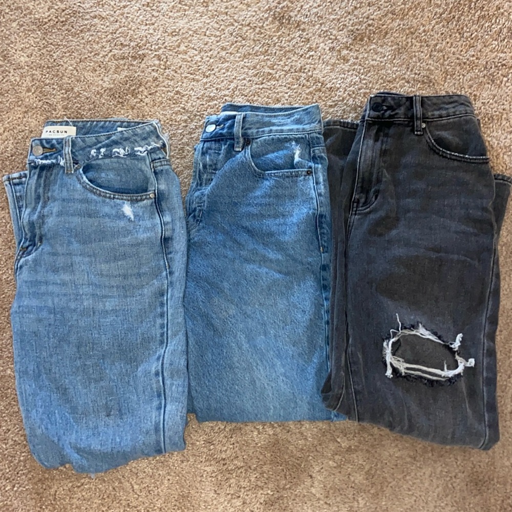 3 pairs of PacSun Jeans